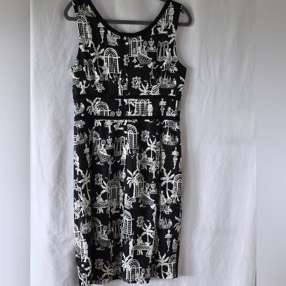 Lilly Pulitzer Late Night Toile Sz12 $58 - Picture 2 of 8